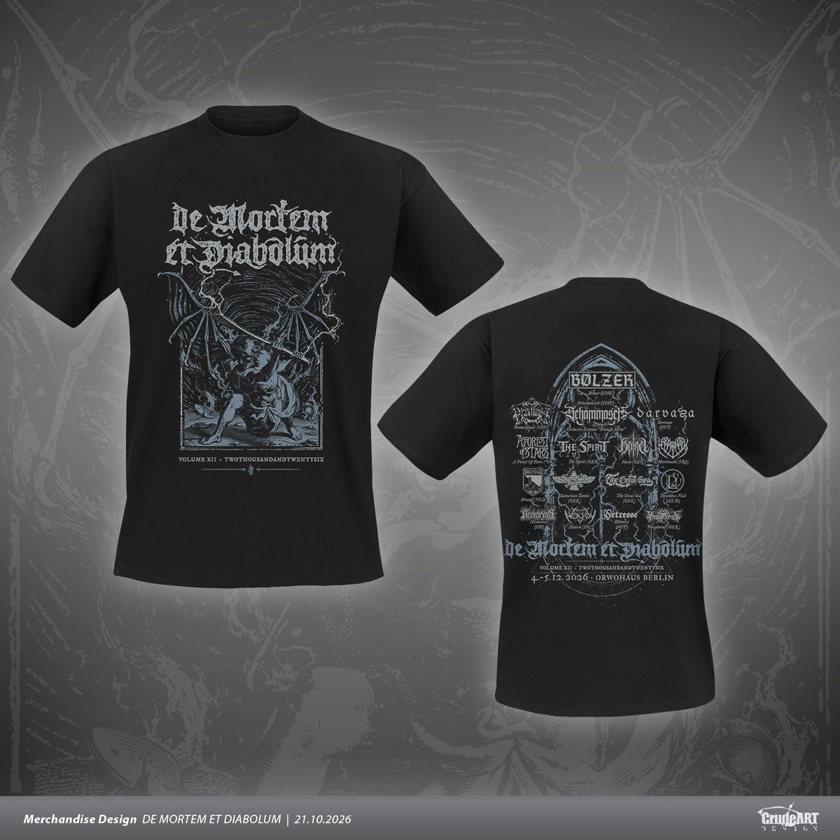 De Mortem Et Diabolum Festival-Shirt 2026 - Gutschein