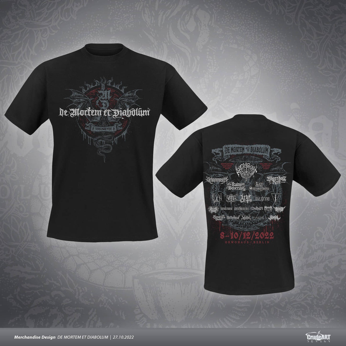 De Mortem Et Diabolum Festival-Shirt 2022