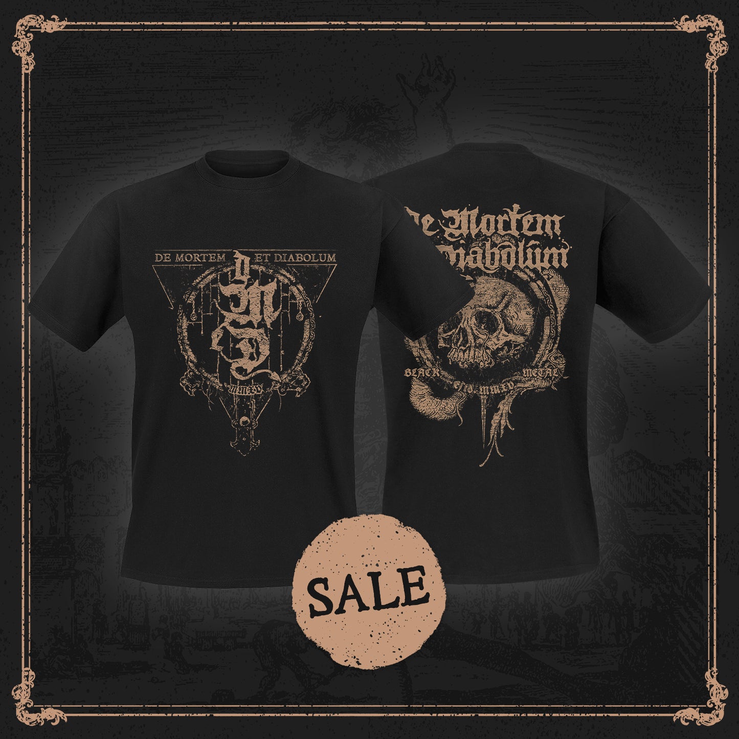De Mortem Et Diabolum "Skull" T-Shirt