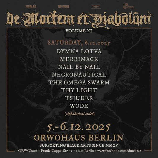 DE MORTEM ET DIABOLUM 2025 – Vol. XI – Tageskarte Samstag