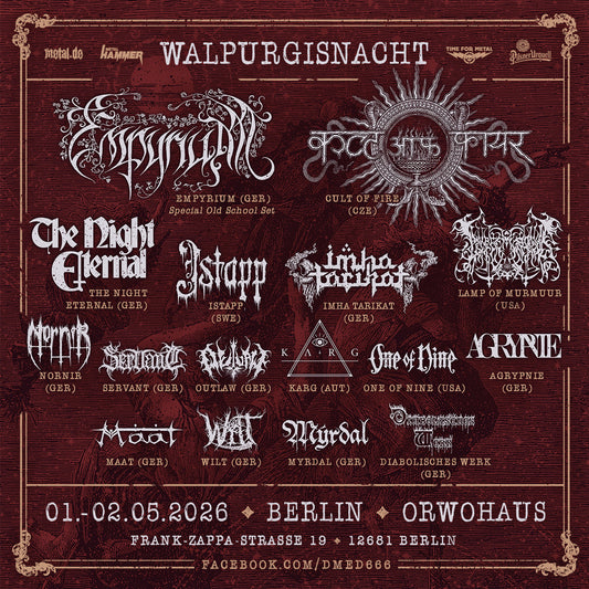 Walpurgisnacht 2026 – Vol. V – E-Ticket