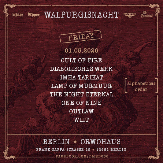 WALPURGISNACHT 2026 – Tageskarte Freitag