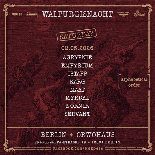 WALPURGISNACHT 2026 – Tageskarte Samstag
